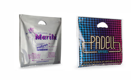 bolsa de plastico con impresion de logotipos