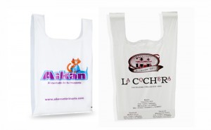 Bolsa de plastico impresa con mi publicidad